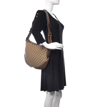 Gucci Monogram Pelham Messenger Shoulder Bag Ebony 2 of 12