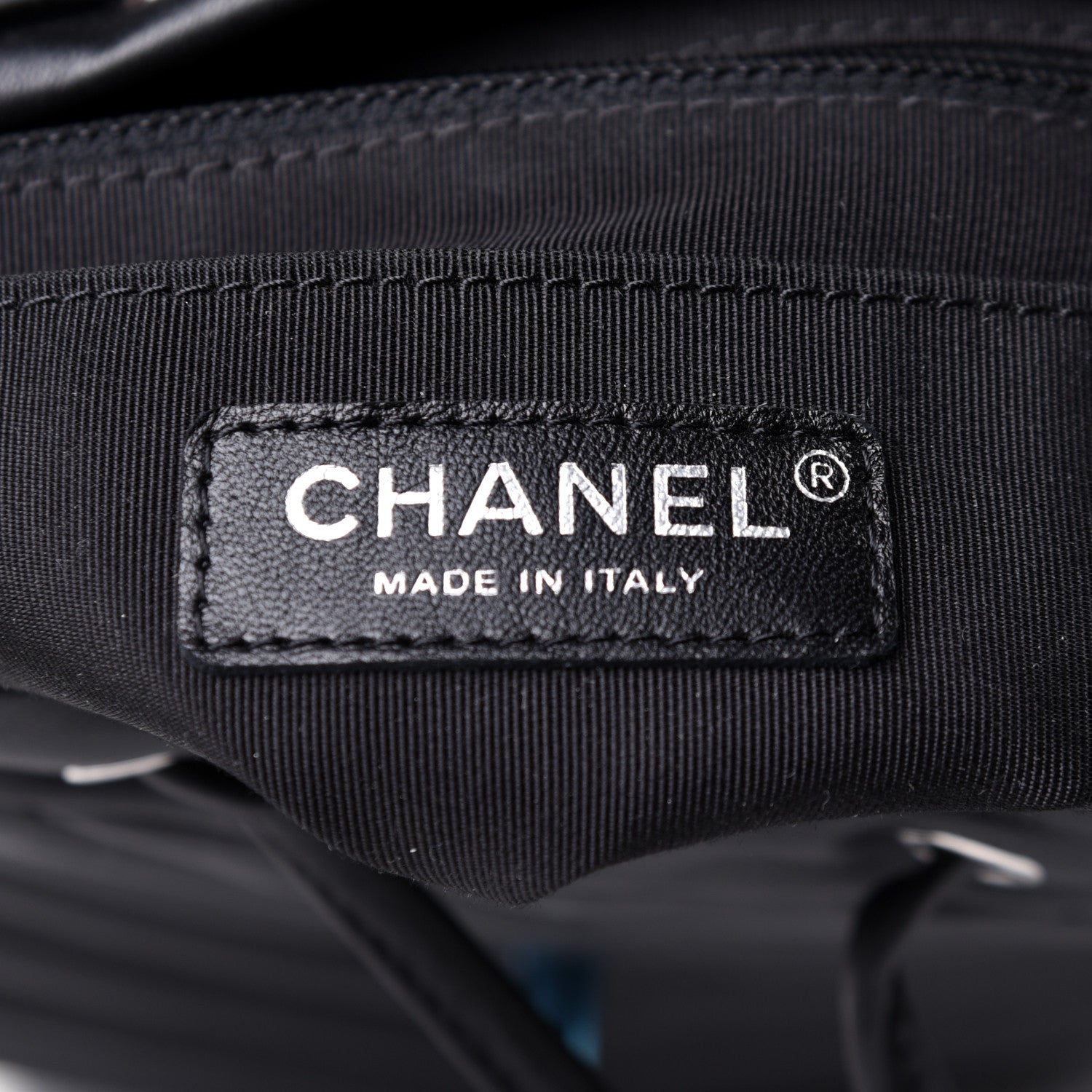 Chanel Calfskin Chevron Quilted Small Urban Spirit Backpack Black 6 of 11