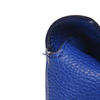 Burberry Grainy Calfskin Medium Baynard Tote Brilliant Blue 23 of 23
