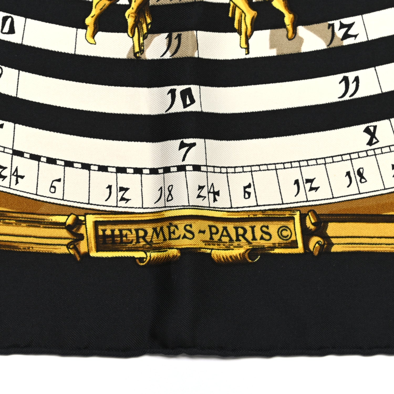 Hermes Silk Dies Et Hore Scarf 90 3 of 4
