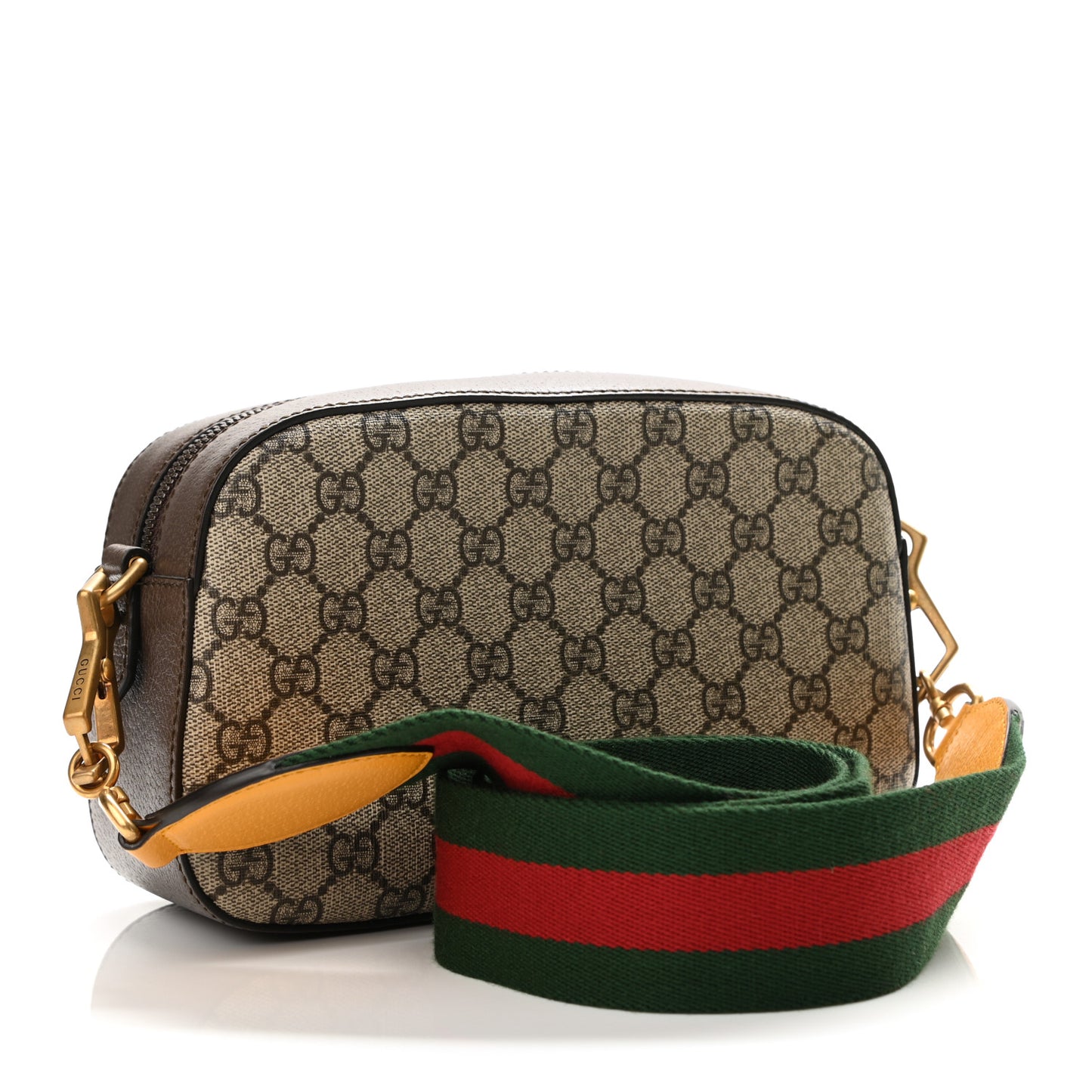 GG Supreme Monogram Web Neo Vintage Shoulder Bag Beige New Acero Crop