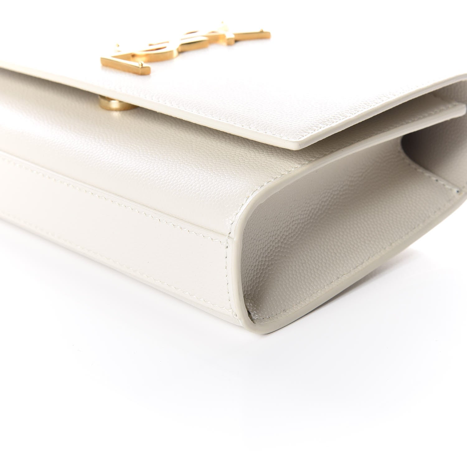 Saint Laurent Grain De Poudre Monogram Kate Belt Bag Blanc Vintage 6 of 11