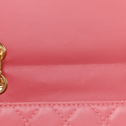 Chanel Aged Calfskin Quilted 2.55 Reissue Mini Flap Pink 11 of 12