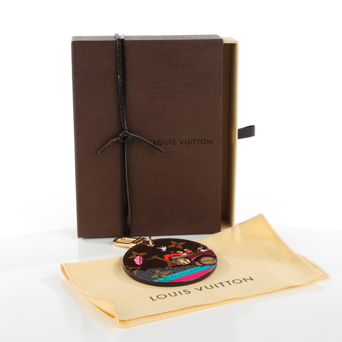 Monogram 2015 Christmas Animation Bag Charm Key Ring