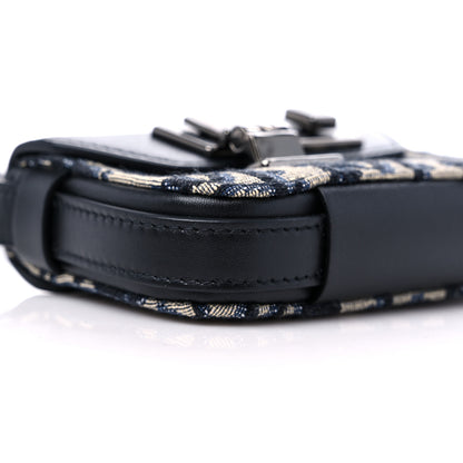 Christian Dior Oblique Smooth Calfskin Nano Pouch Beige Black 7 of 8