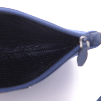 Prada Tessuto Nylon Saffiano Wristlet Bluette 5 of 8