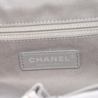 Chanel Canvas Large Double Face Shopping Tote Grey 6 of 8