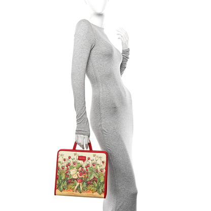 Gucci Coated Canvas Love Parade Kids Strawberry Fairy Tote Multicolor 2 of 11