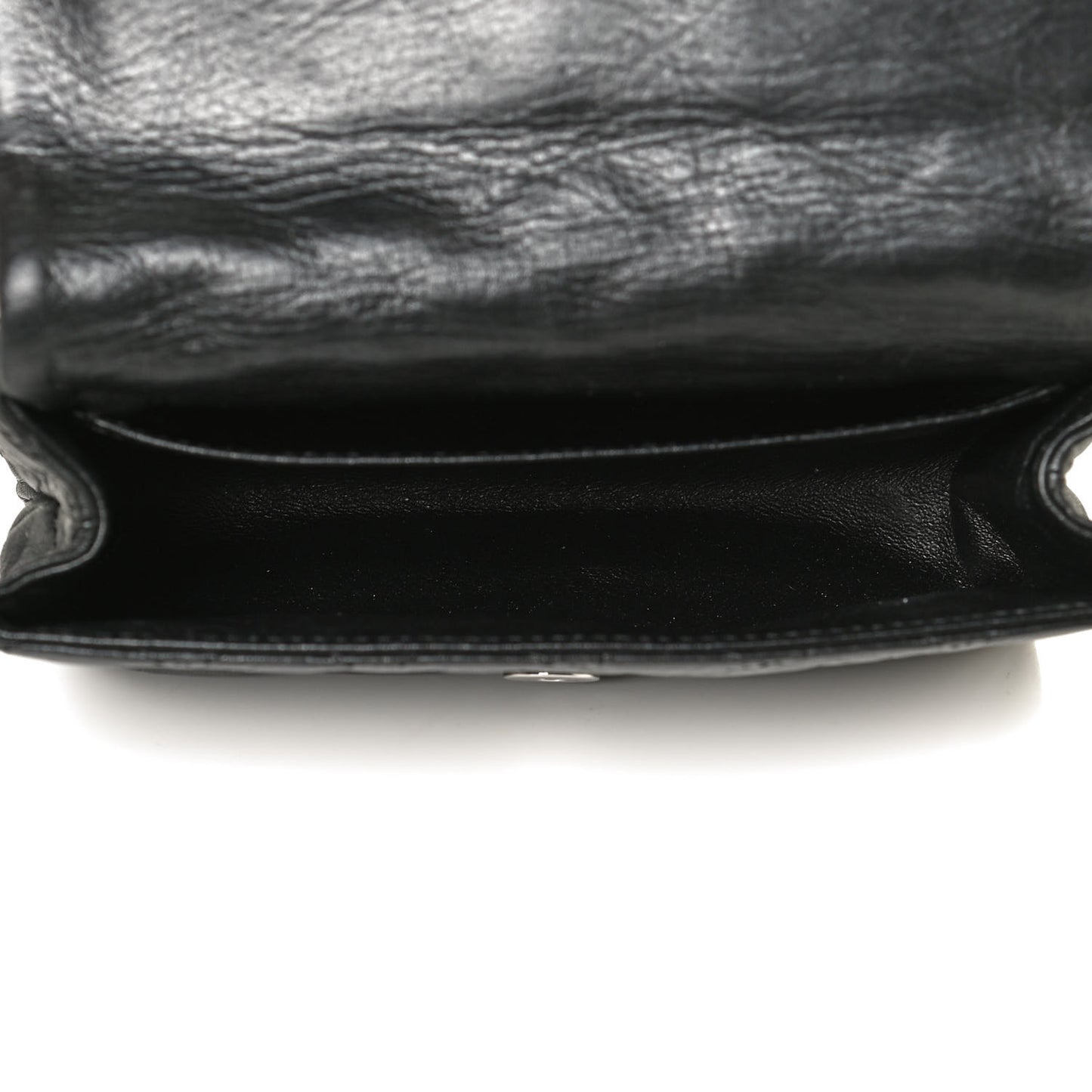 Aged Calfskin Quilted 2.55 Reissue Flap Belt Bag Clutch Black