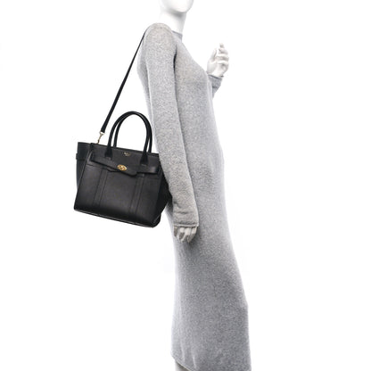 Mulberry Classic Grain Small Bayswater Zip Tote Black 2 of 9