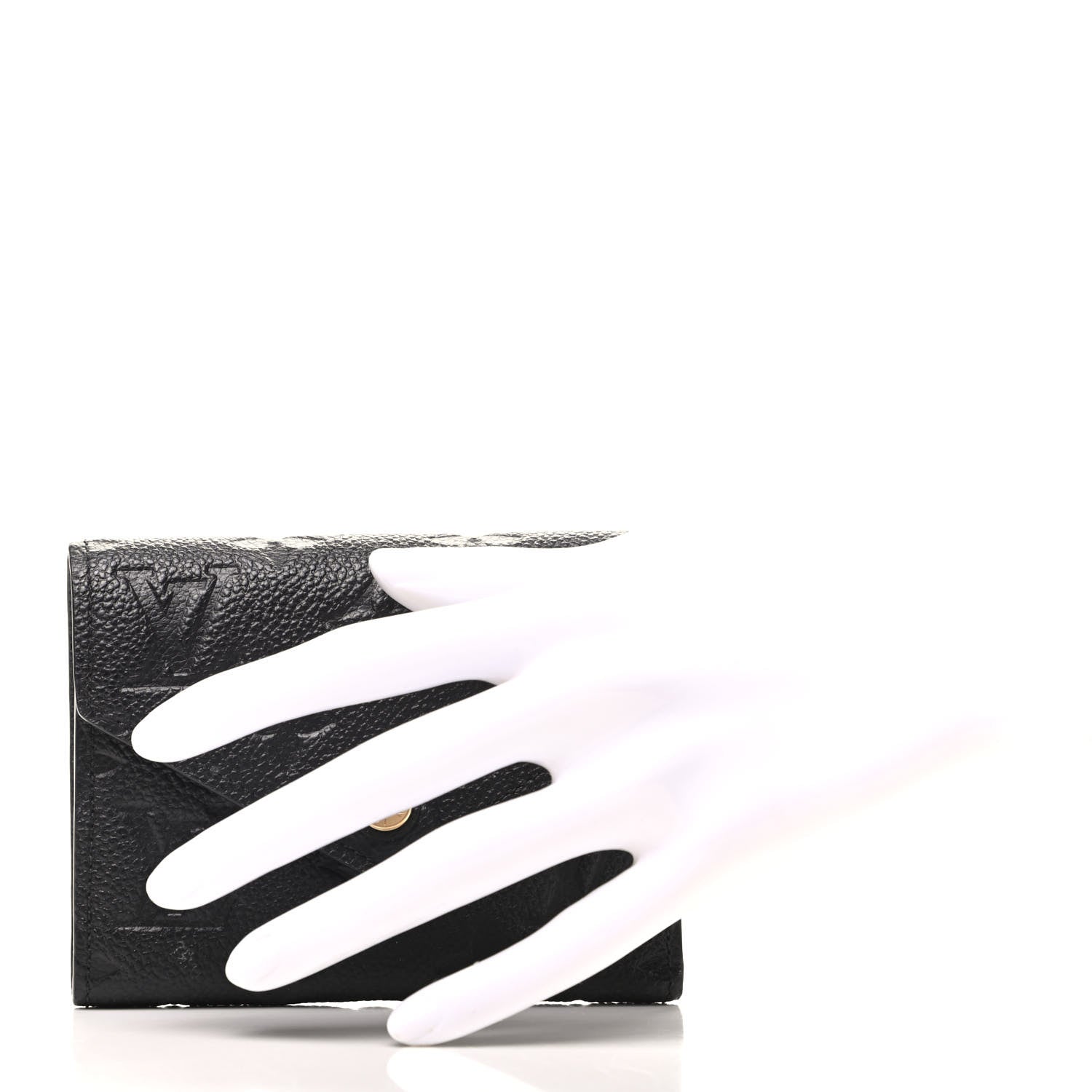 Louis Vuitton Empreinte Victorine Wallet Black 2 of 8