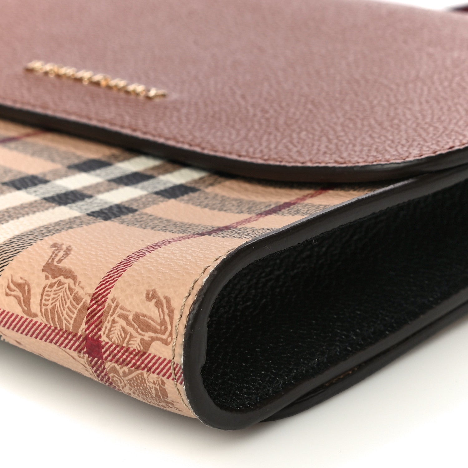 Burberry Haymarket Check Small Loxley Crossbody Bright Toffee 10 of 12