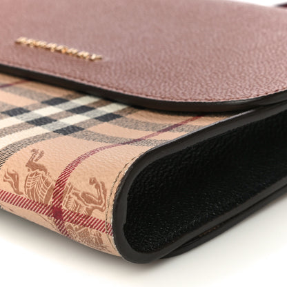 Burberry Haymarket Check Small Loxley Crossbody Bright Toffee 10 of 12