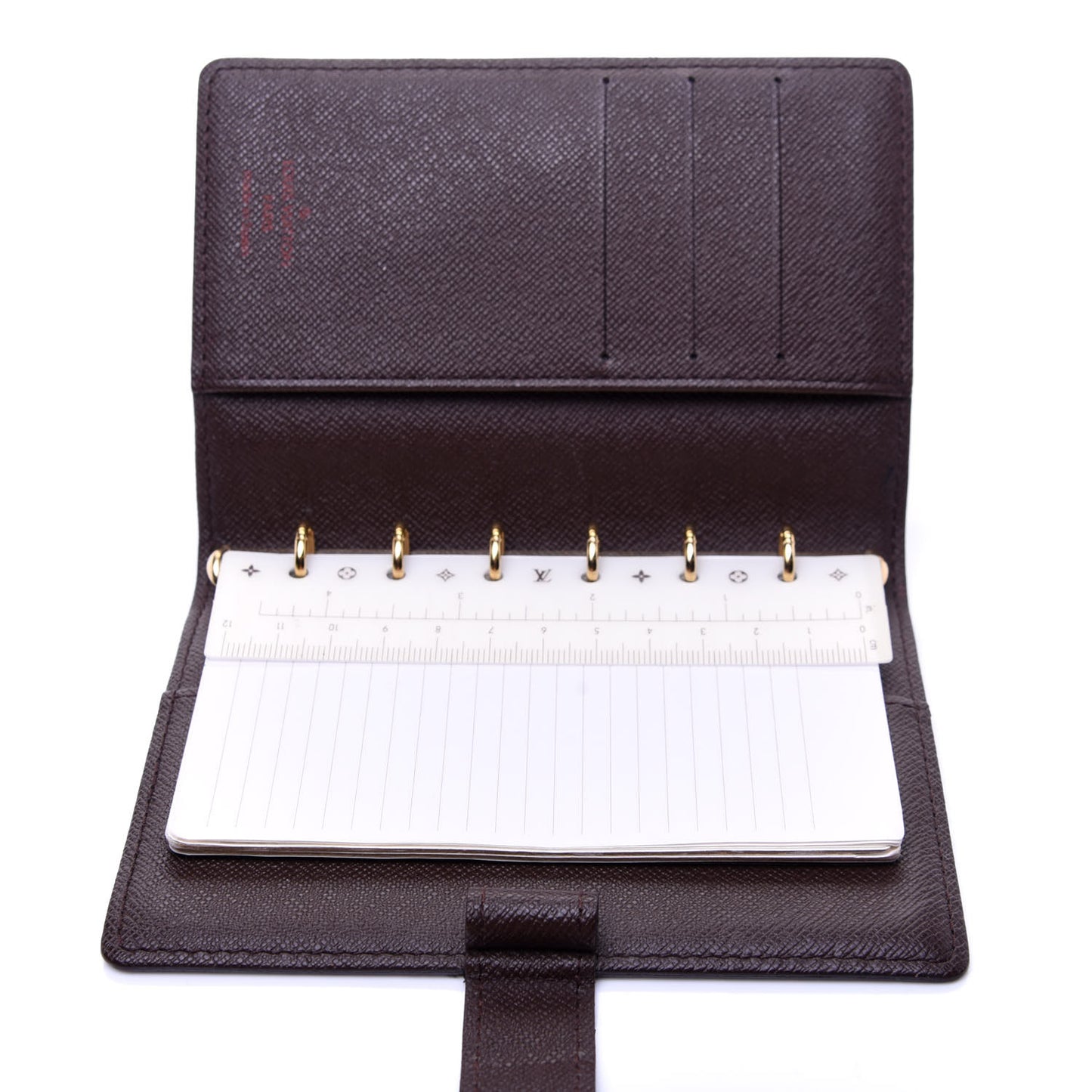 Damier Ebene Small Ring Agenda Cover