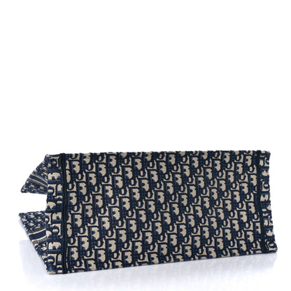 Christian Dior Oblique Large Book Tote Blue Multicolor 4 of 9