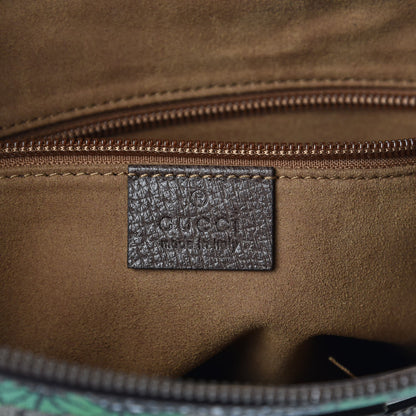 Gucci GG Supreme Monogram Bengal Web Medium Flat Messenger Beige Yard 6 of 8