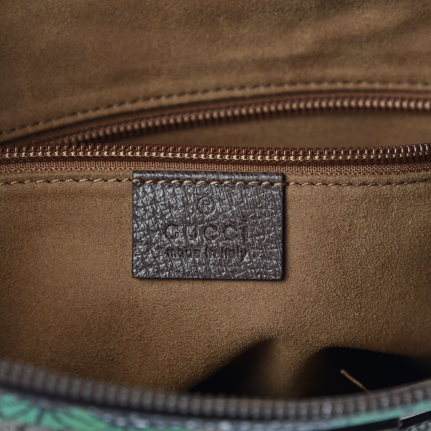Gucci GG Supreme Monogram Bengal Web Medium Flat Messenger Beige Yard 6 of 8