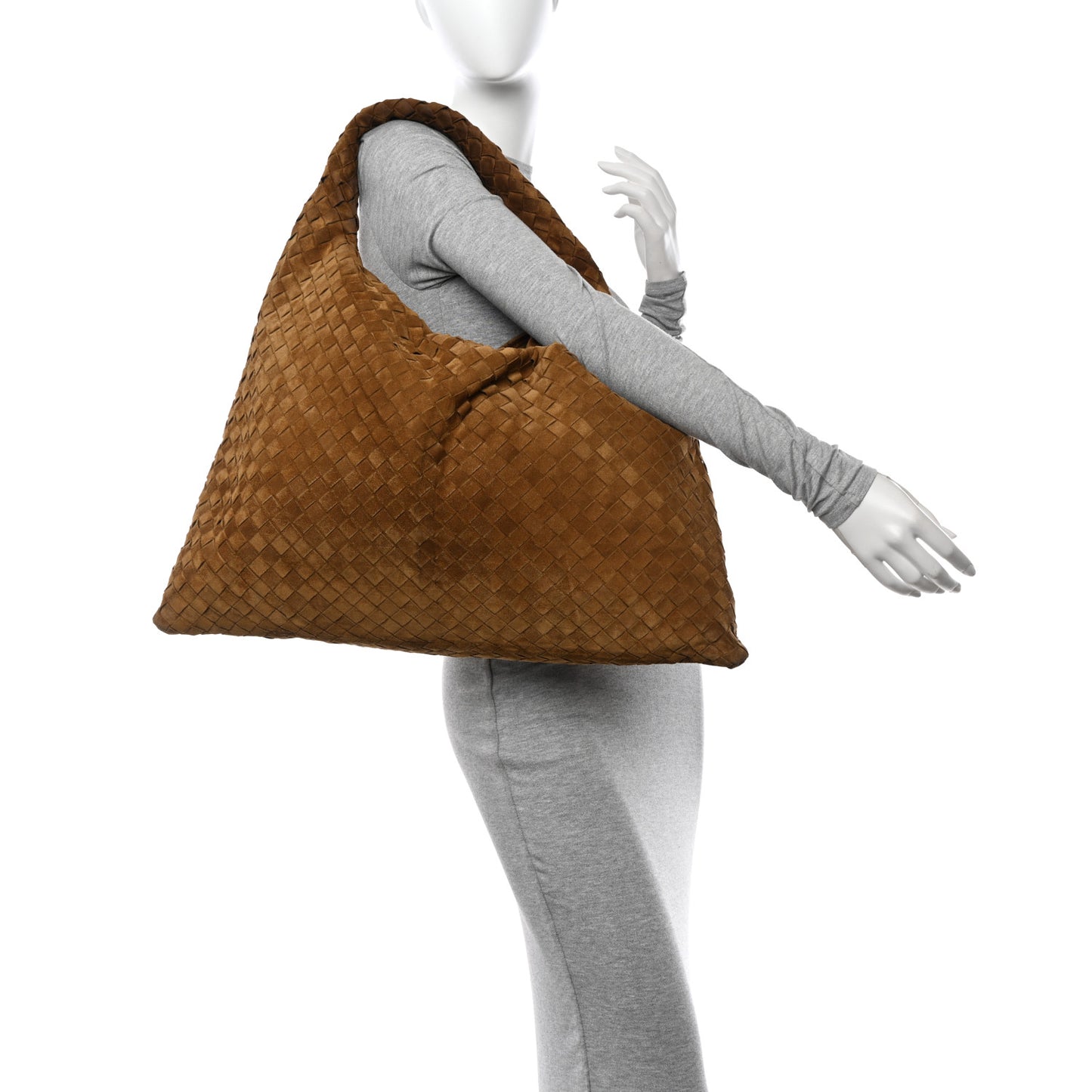Suede Intrecciato Large Hop Acorn