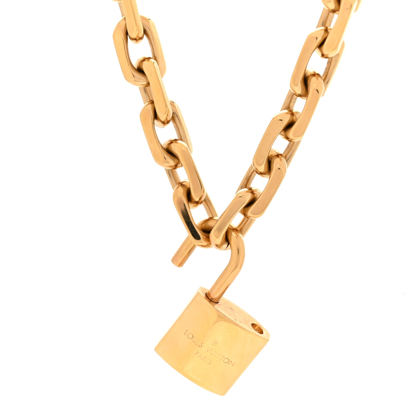 LV Edge Necklace Cadenas Gold
