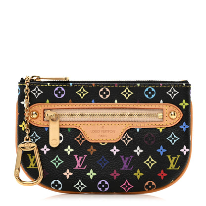 Louis Vuitton Monogram Multicolor Pochette Plate MM Black 1 of 6
