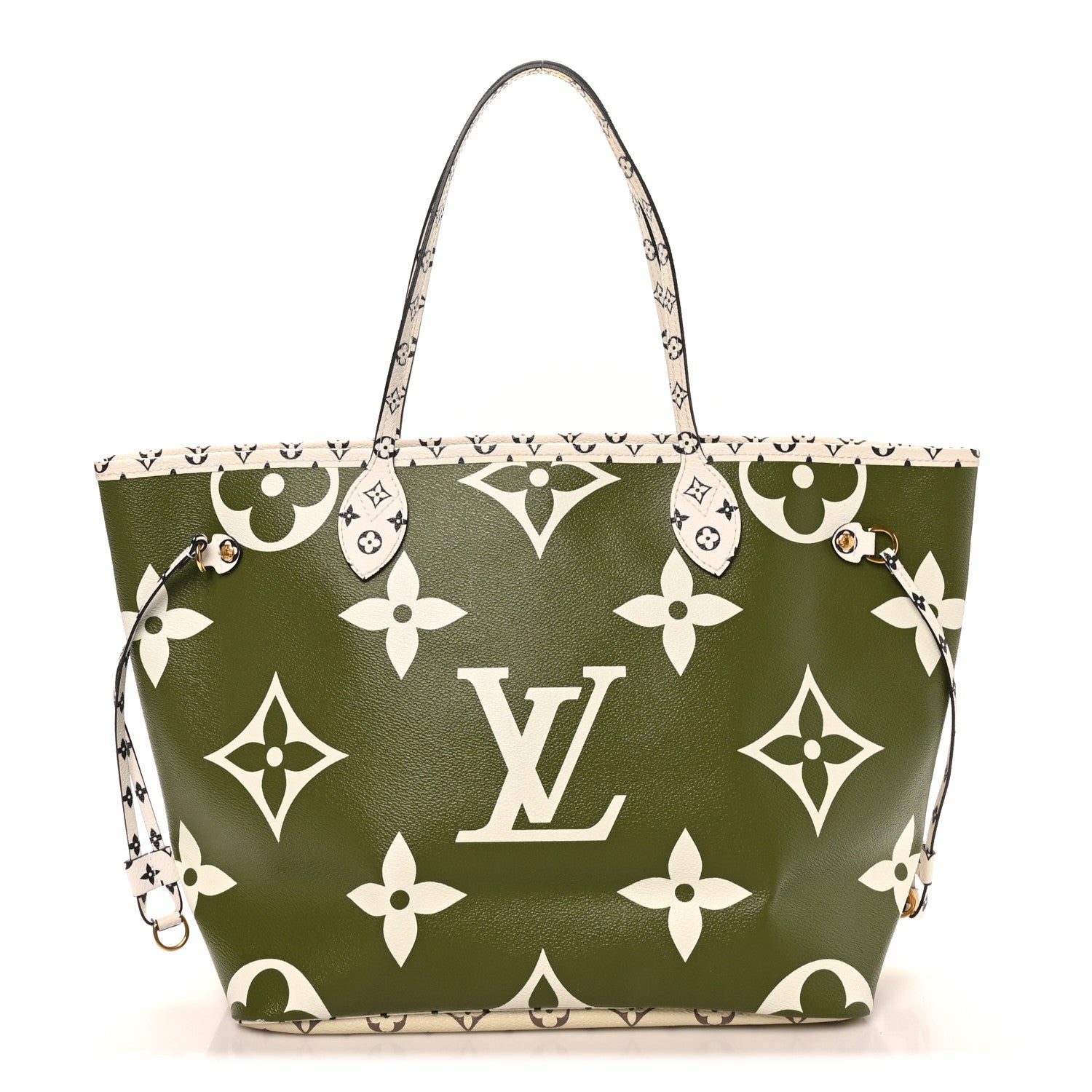 Louis Vuitton Monogram Giant Neverfull MM Kaki 1 of 10