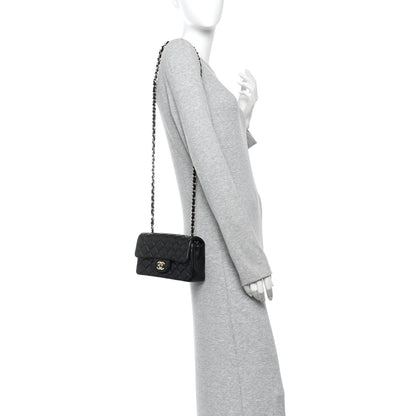 Chanel Lambskin Quilted Mini Rectangular Flap  Black 2 of 11