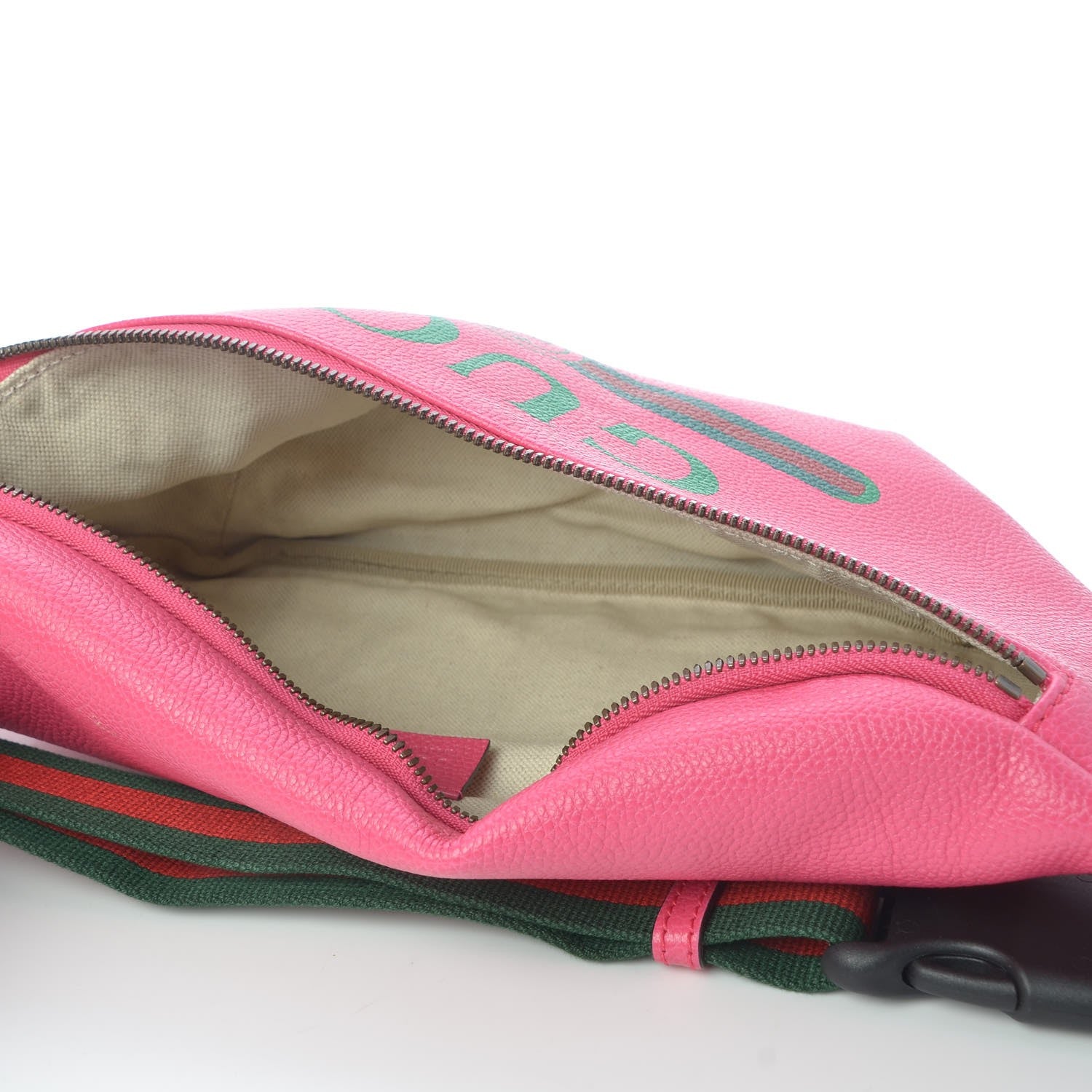 Gucci Grained Calfskin Logo Belt Bag Pink 5 of 7