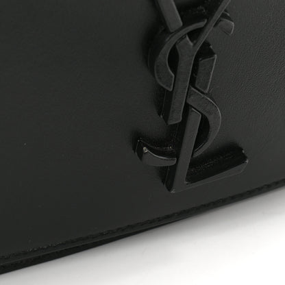 Saint Laurent Smooth Calfskin Small Spontini Saddle Bag Black 9 of 9