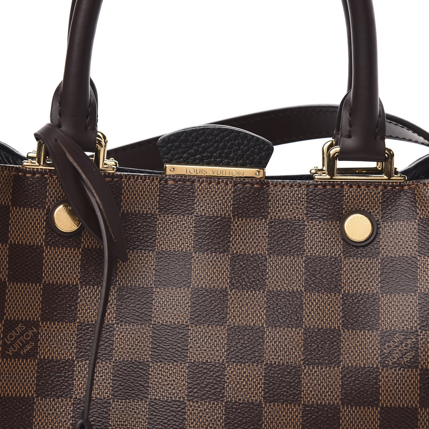 Louis Vuitton Damier Ebene Cuir Taurillon Brittany Black 8 of 8