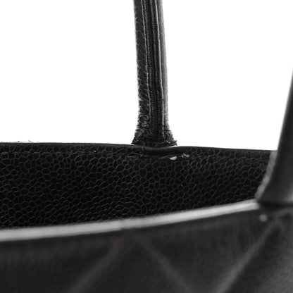 Chanel Caviar Quilted Medallion Tote Black 17 of 20