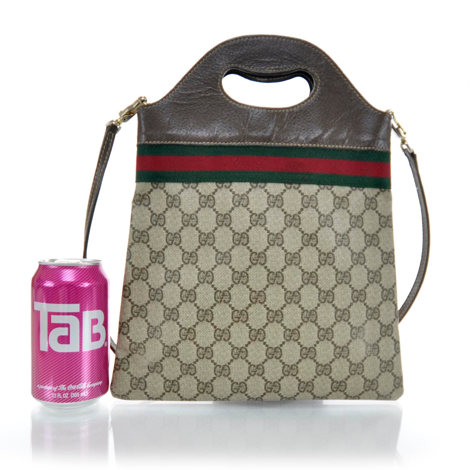 Gucci Monogram Web Flat Tote 2 of 10