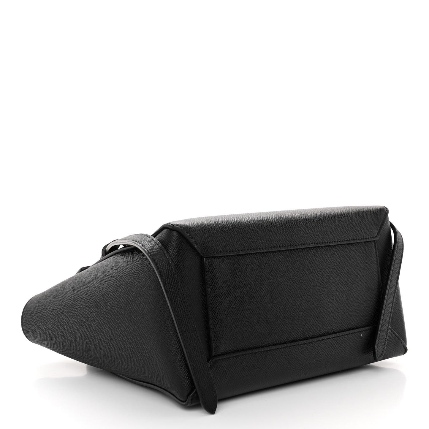 Grained Calfskin Micro Belt Bag Black