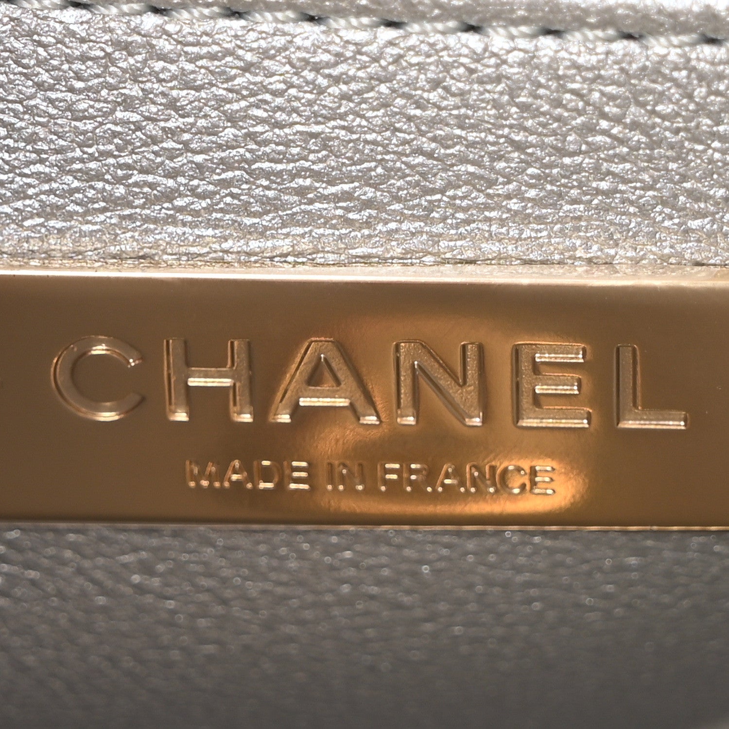 Chanel Mirror Calfskin Metallic Calfskin Quilted Hollywood Boulevard Mini Flap With Star Coin Purse Silver 7 of 12