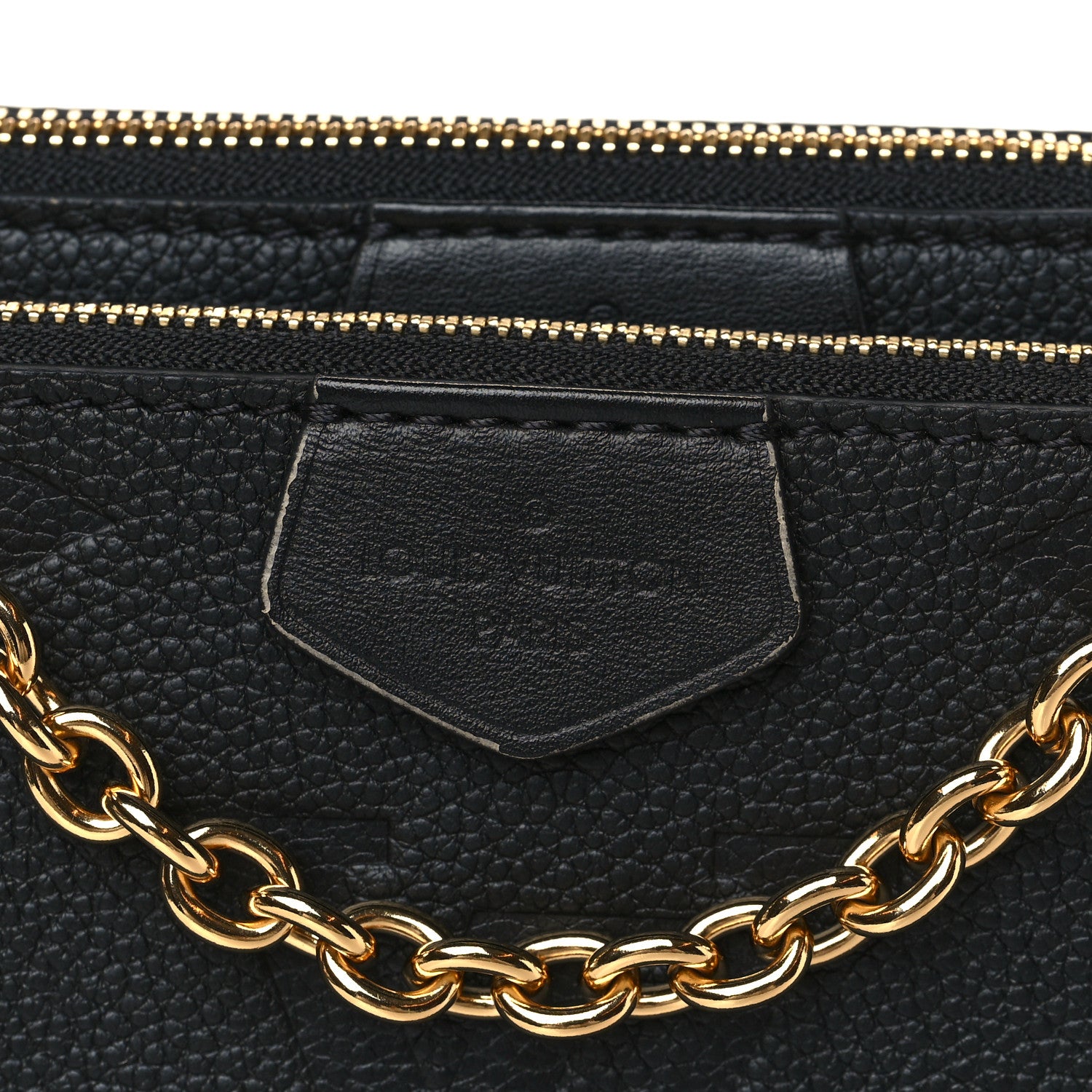 Louis Vuitton Empreinte Monogram Giant Wild At Heart Multi Pochette Accessories Black 6 of 8