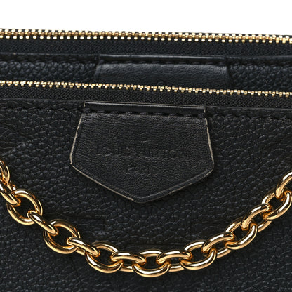 Louis Vuitton Empreinte Monogram Giant Wild At Heart Multi Pochette Accessories Black 6 of 8