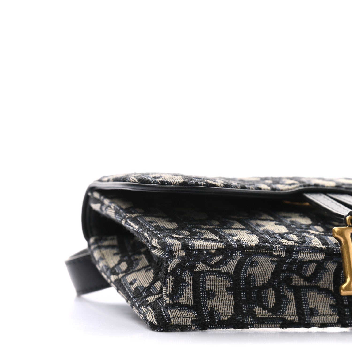 Christian Dior Oblique Saddle Belt Bag Blue 7 of 9