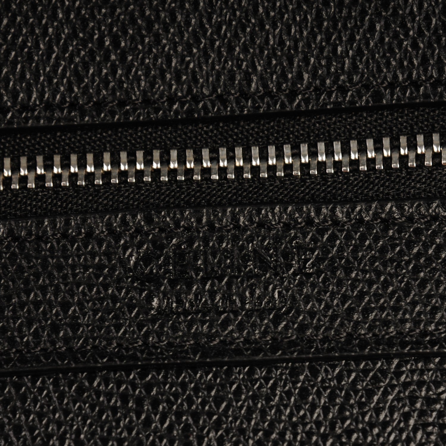 Celine Grained Calfskin Small Vertical Cabas Black 6 of 7