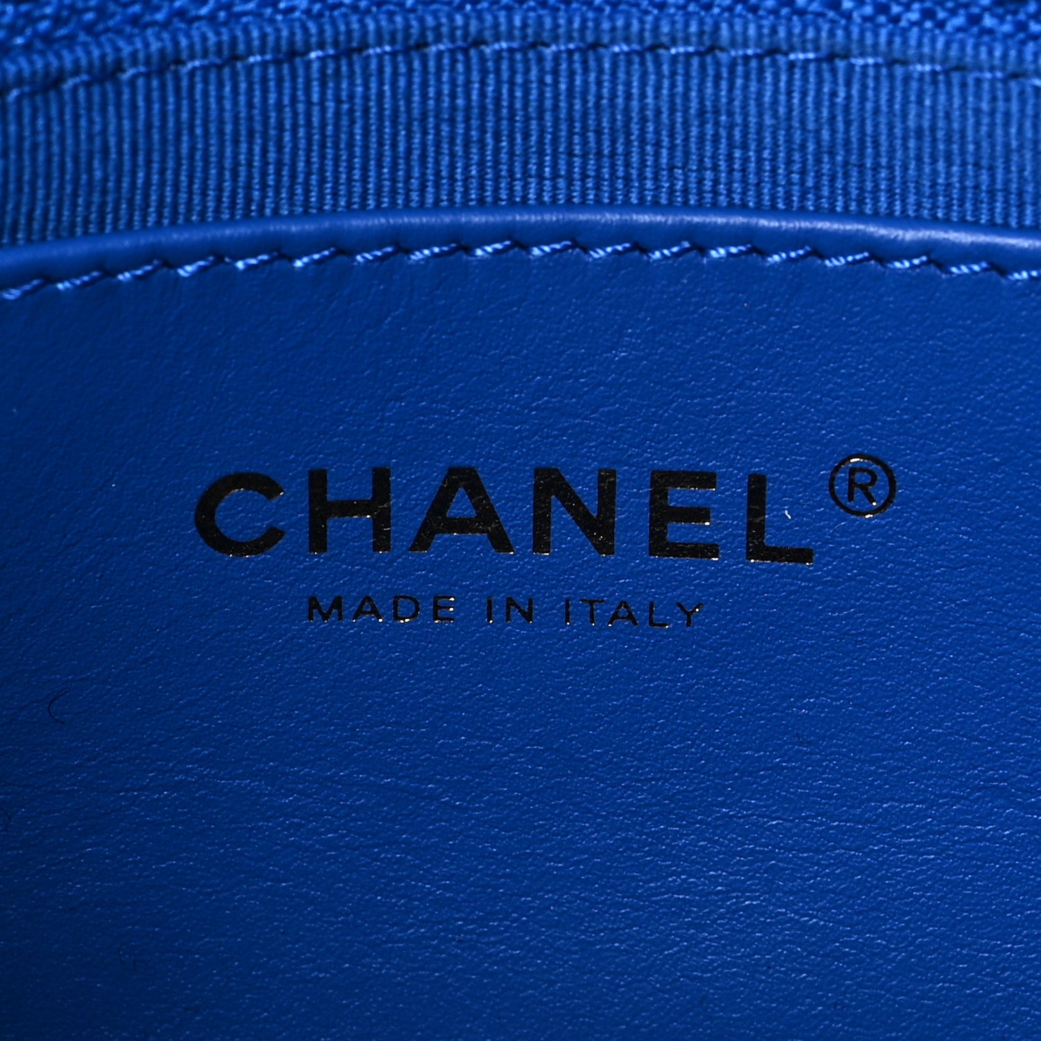 Chanel Caviar Quilted Mini Never Ending Chain Flap Blue 6 of 8