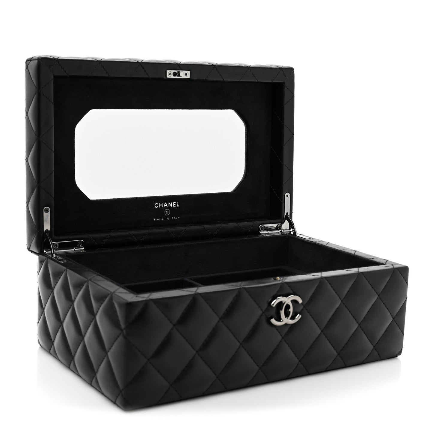 Lambskin Small Jewelry Box Black
