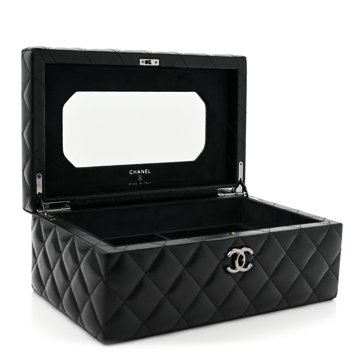 Chanel Lambskin Small Jewelry Box Black 5 of 13
