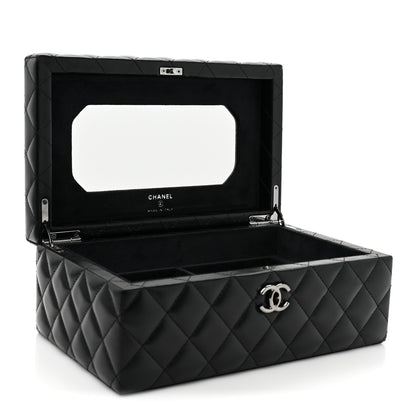 Chanel Lambskin Small Jewelry Box Black 5 of 13