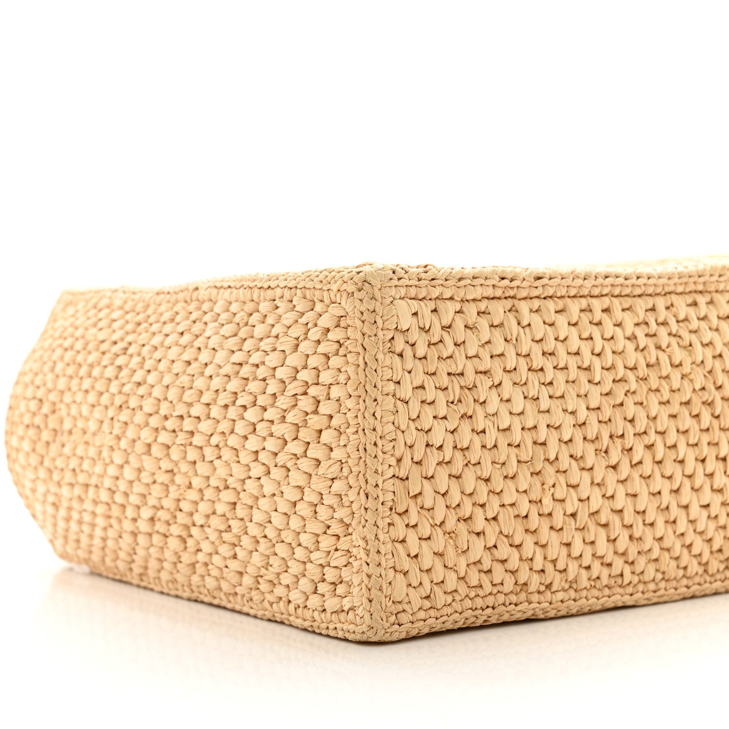 Loewe Raffia Small Paula's Ibiza Logo Tote Natural Tan 8 of 10