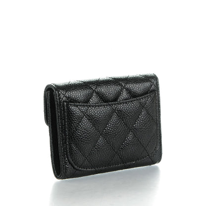 Chanel Caviar Quilted Flap Card Holder Black 3 of 8
