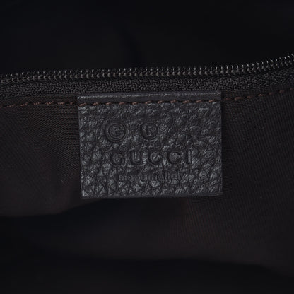 Gucci Denim Monogram Abbey D Ring Hobo Brown 6 of 10