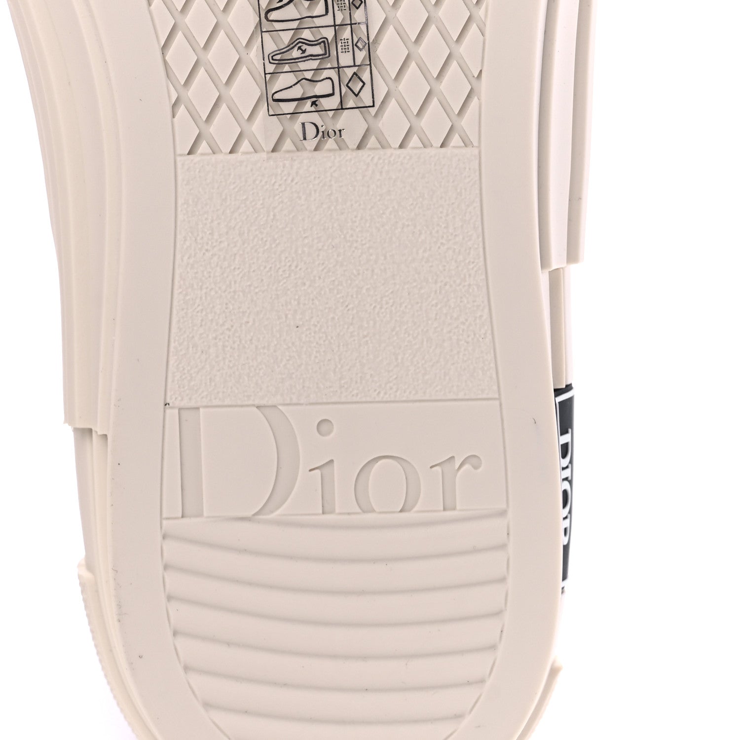 Christian Dior Canvas AsteroDior Mens B23 High Top Sneakers 45 Beige 6 of 8