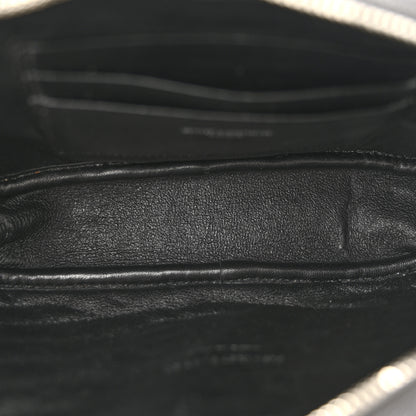 Saint Laurent Grain De Poudre Matelasse Monogram Mini Lou Camera Bag Asphalt 5 of 10