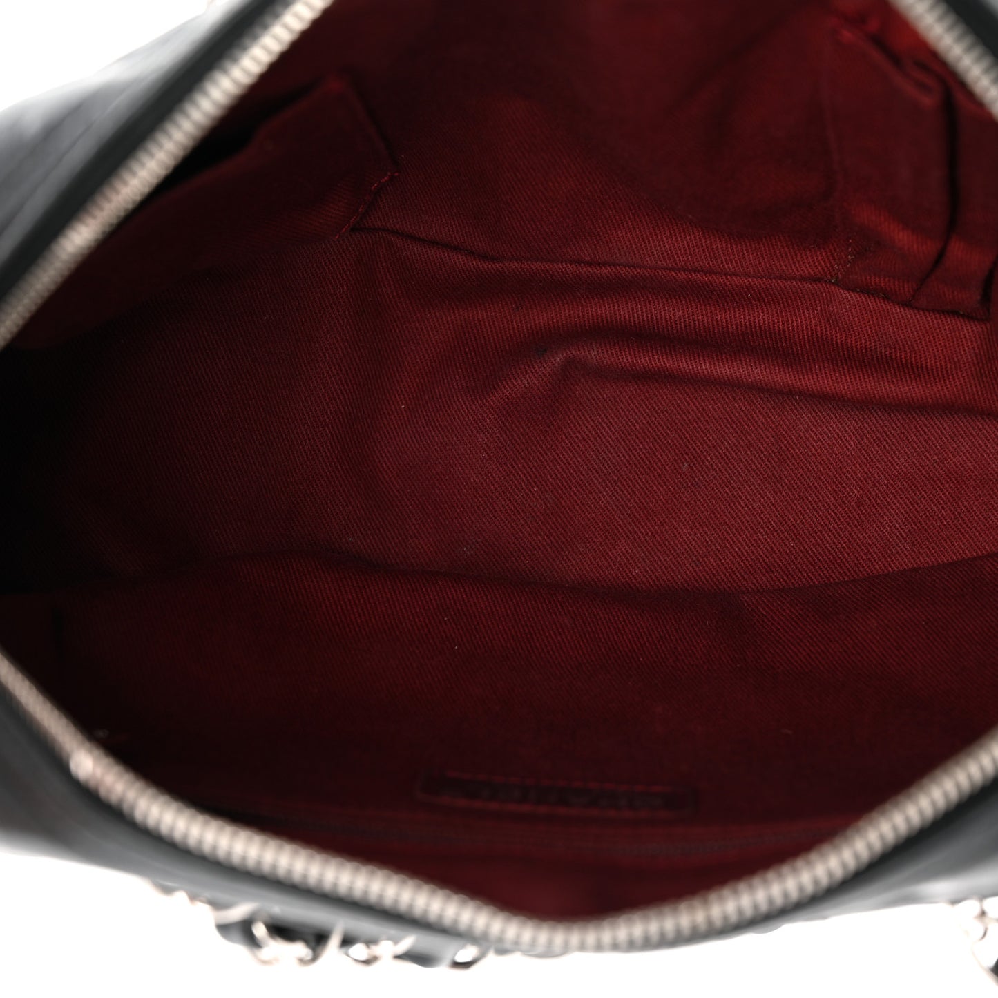Aged Calfskin Quilted Cotton Club Bowler Black