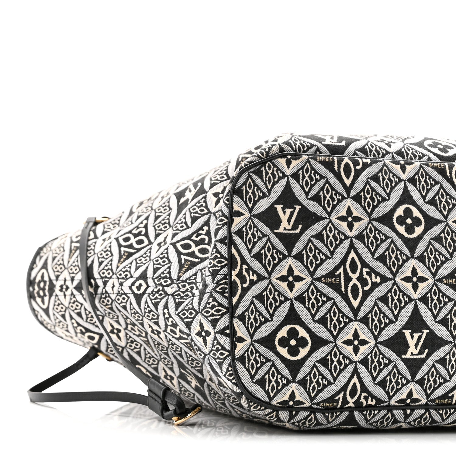 LOUIS VUITON 1854美品 Louis Vuitton Jacquard Since 1854 Neverfull MM Grey 1810276