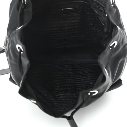 Prada Tessuto Nylon Saffiano Medium Backpack Black 5 of 9