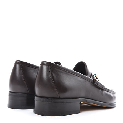 Gucci Calfskin Mens 1953 Horsebit Loafers 5.5 Marrone 4 of 8